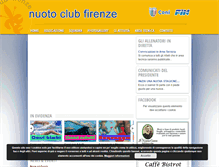 Tablet Screenshot of nuotoclubfirenze.it